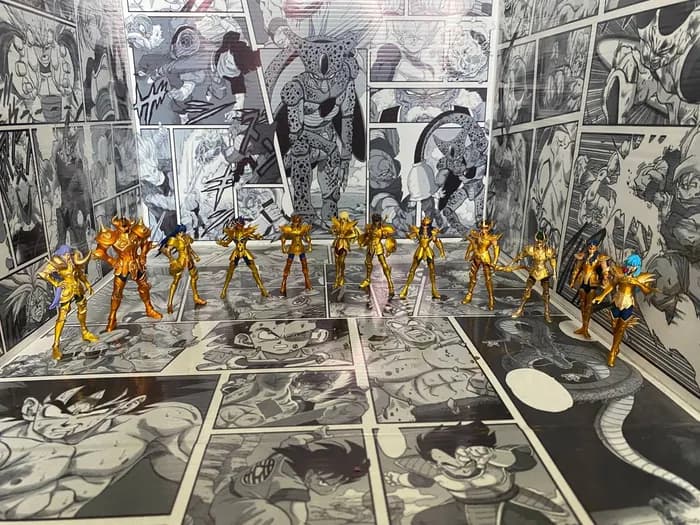 STL - 32mm gold saints miniaturas