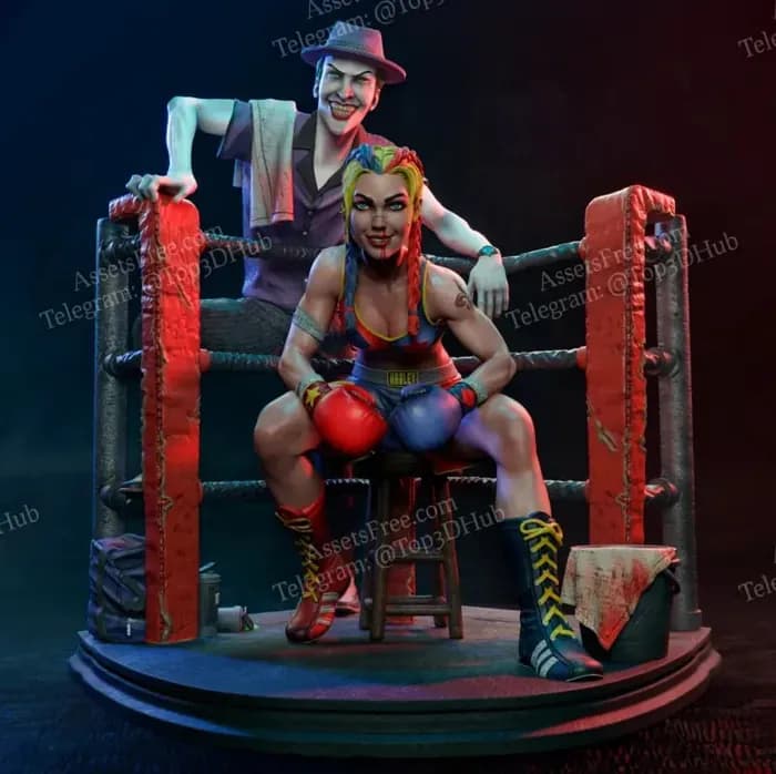 STL - 3d mind harley and mr j