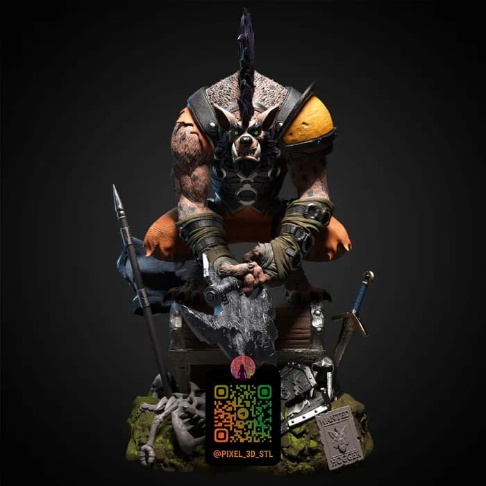 STL - 3d stl hogger world of warcraft