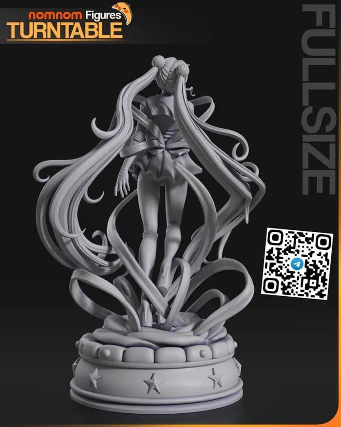 STL - 75mm sailormoon rar render 4
