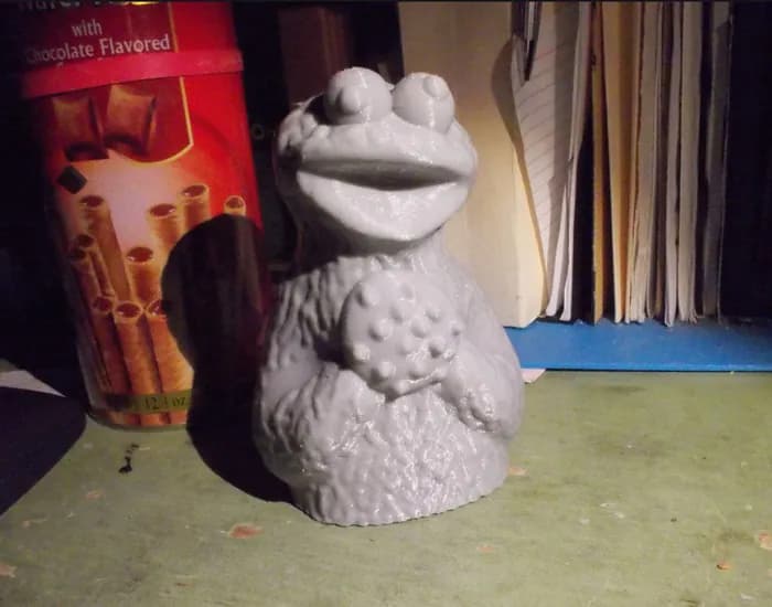 STL - 7647 cookie monster