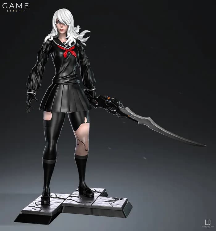 STL - a2 type 4o sword