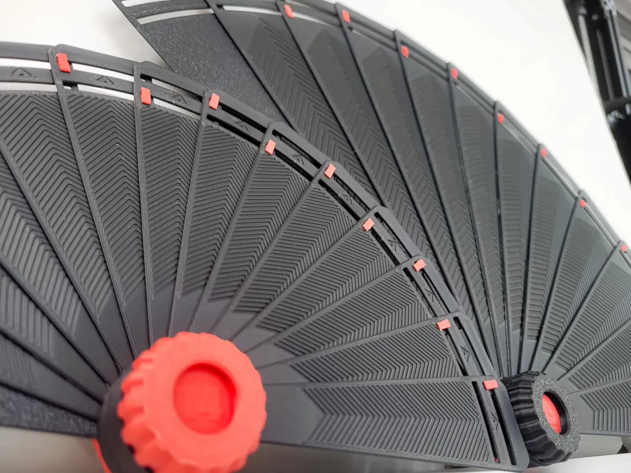 STL - Abanico plegable y personalizable render 2