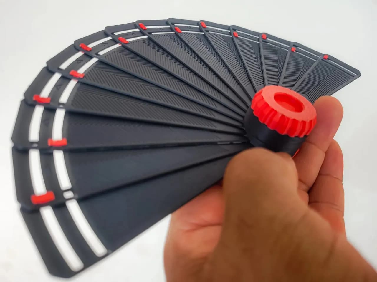 STL - Abanico plegable y personalizable render 4