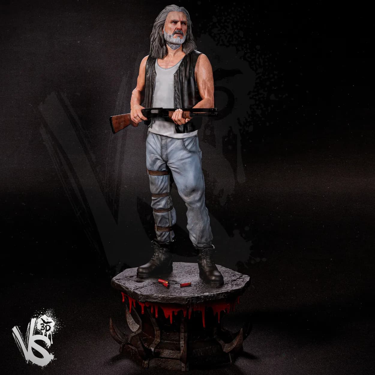STL - Abraham Whistler de Blade render 2