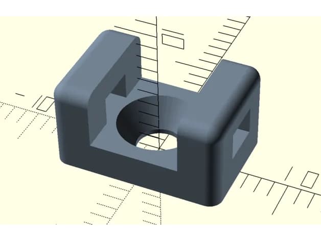 STL - Abrazaderas para cables render 4