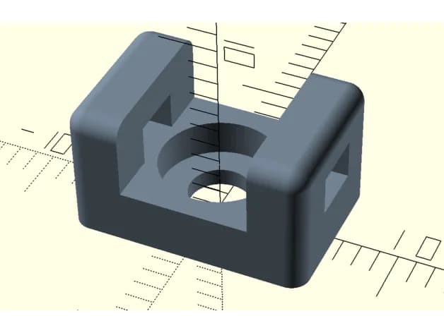 STL - Abrazaderas para cables render 5