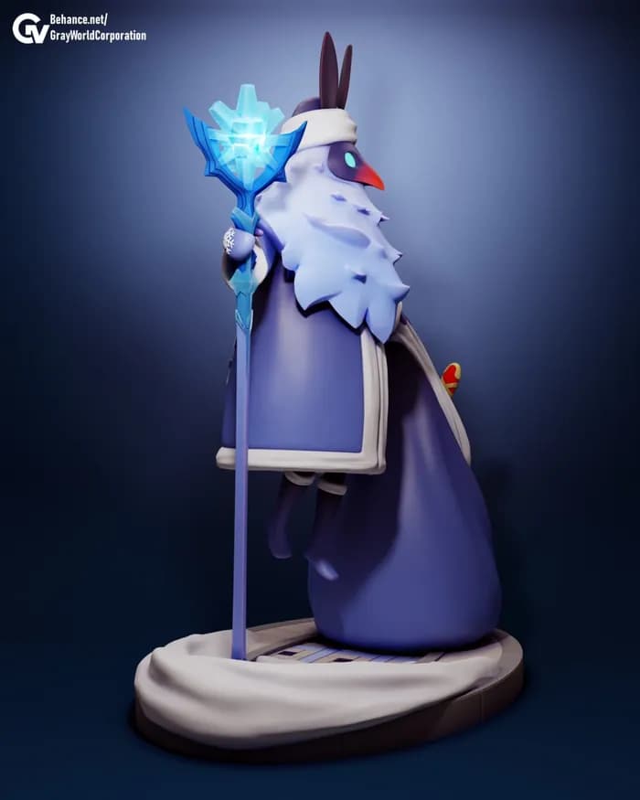 STL - abyss ded moroz render 2