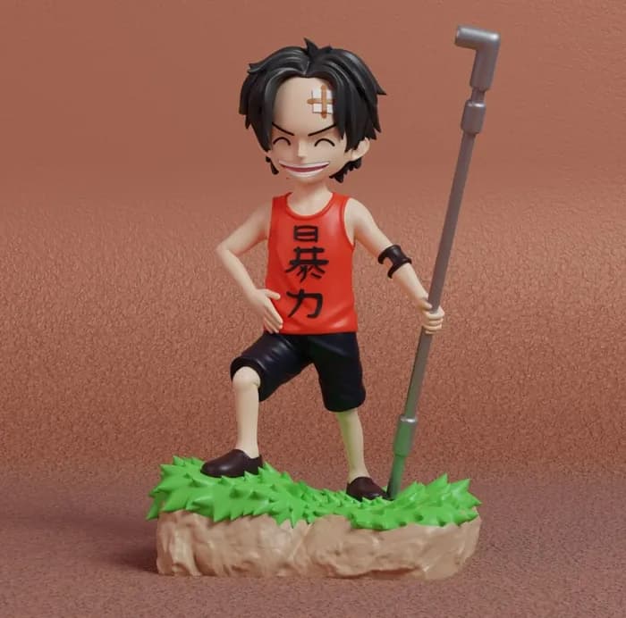 STL - ace kid one piece °