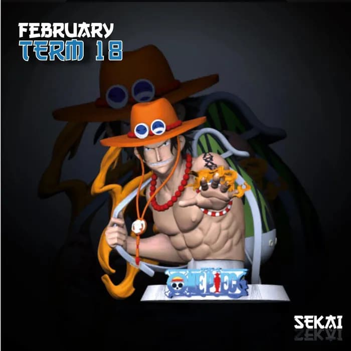 STL - ace sculpture sekai 3d models