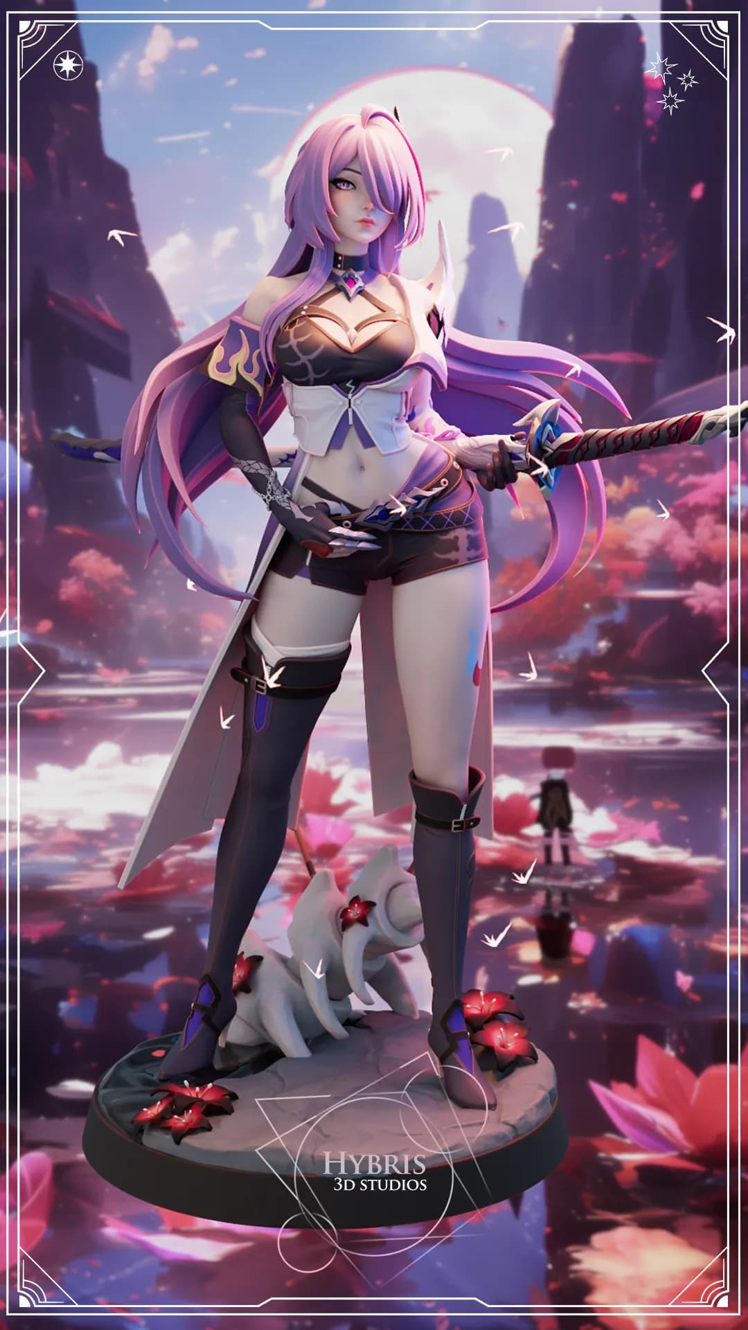 STL - Acheron Honkai Star Rail figura