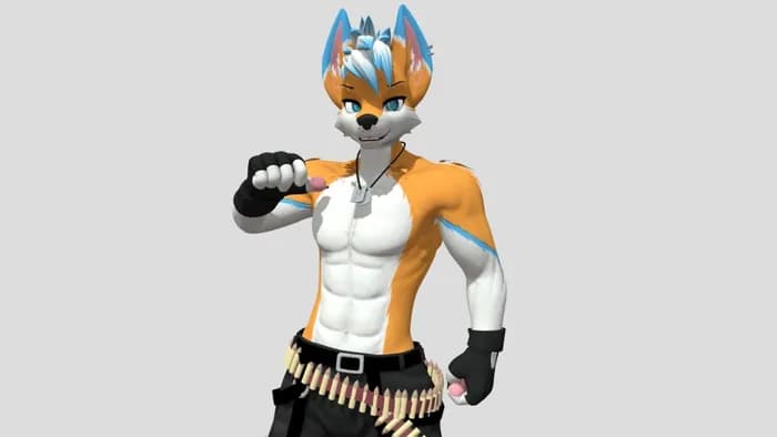 acid fox vrchat commission stl