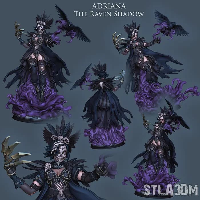 STL - Adriana la Sombra del Cuervo