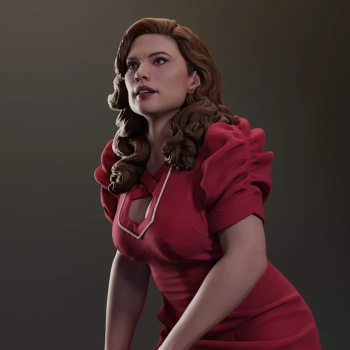 STL - Agente Carter render 2