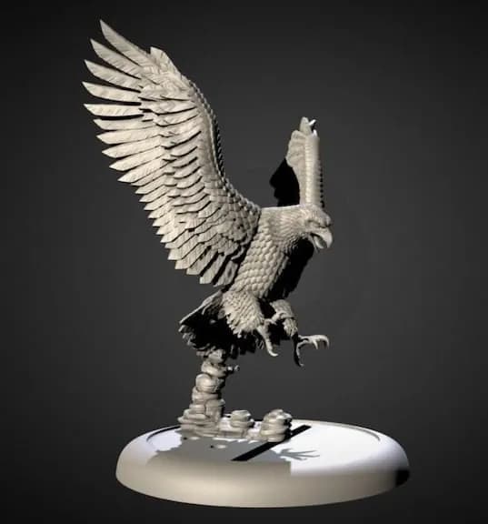 STL - Aguila Gigante Estilizada