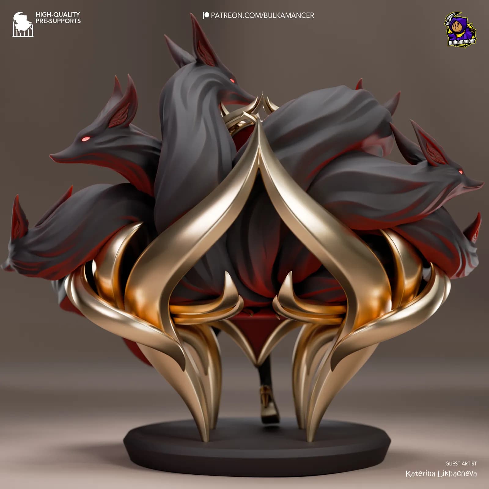 STL - Ahri KDA render 4