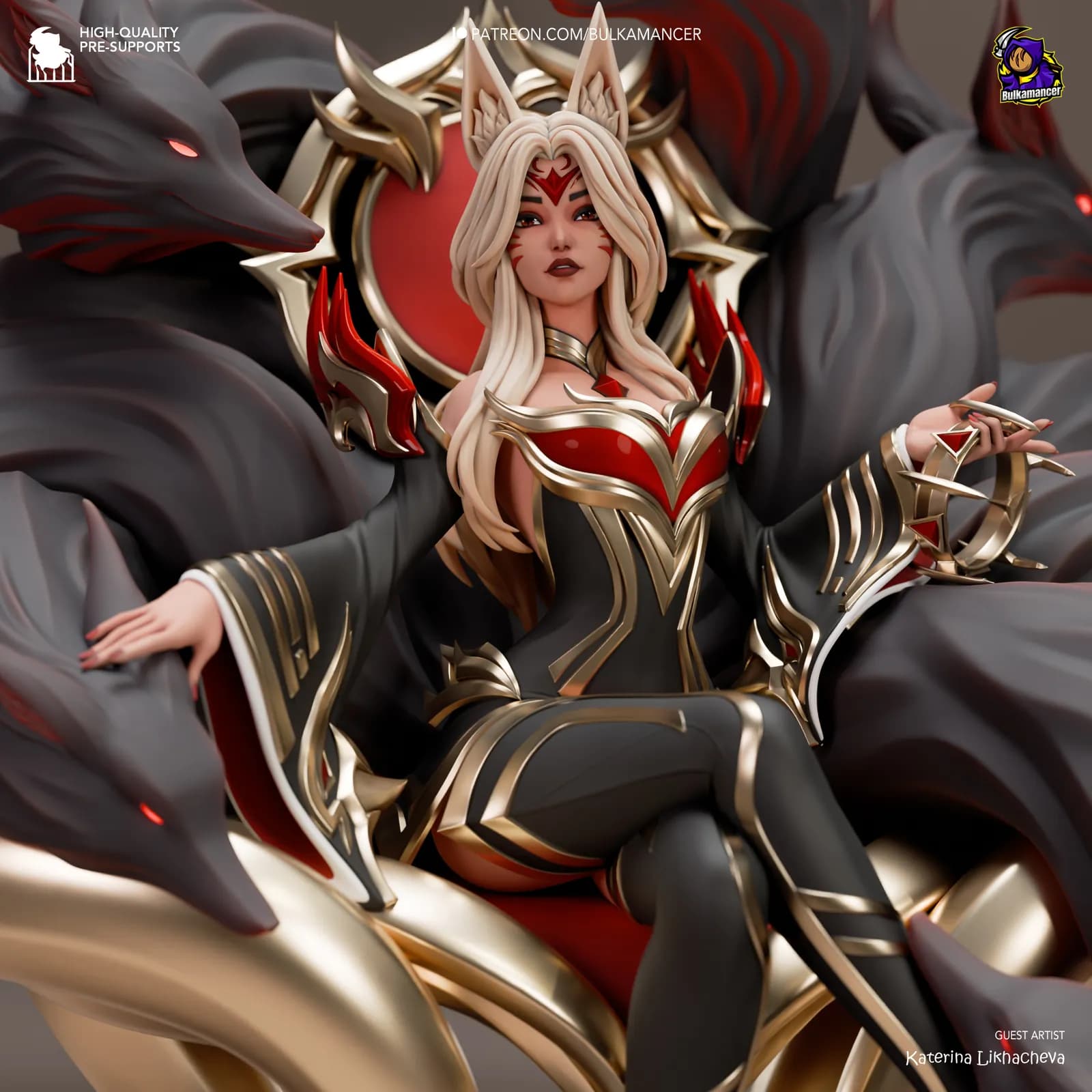 STL - Ahri KDA render 5