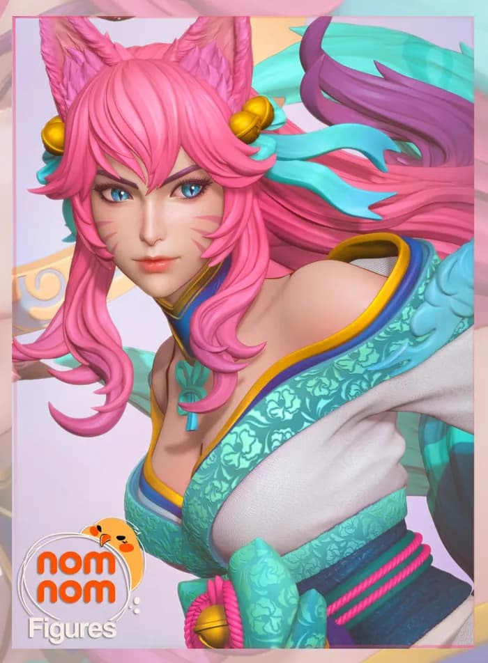 STL - ahri spirit blossom 178mm split