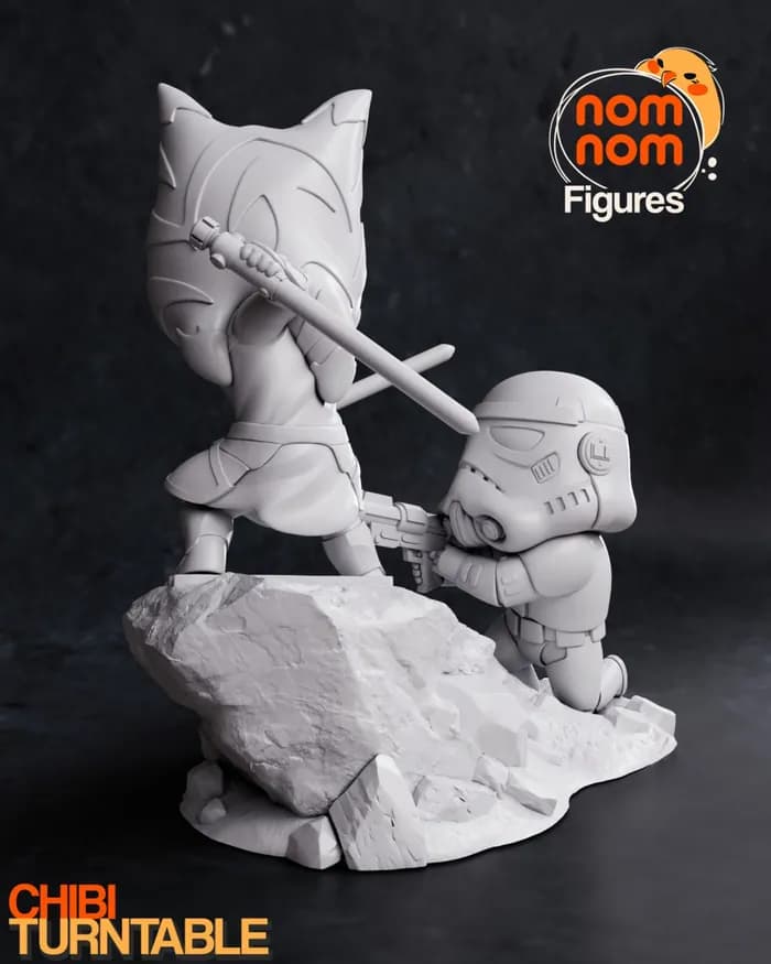 STL - ahsoka chibi render 2