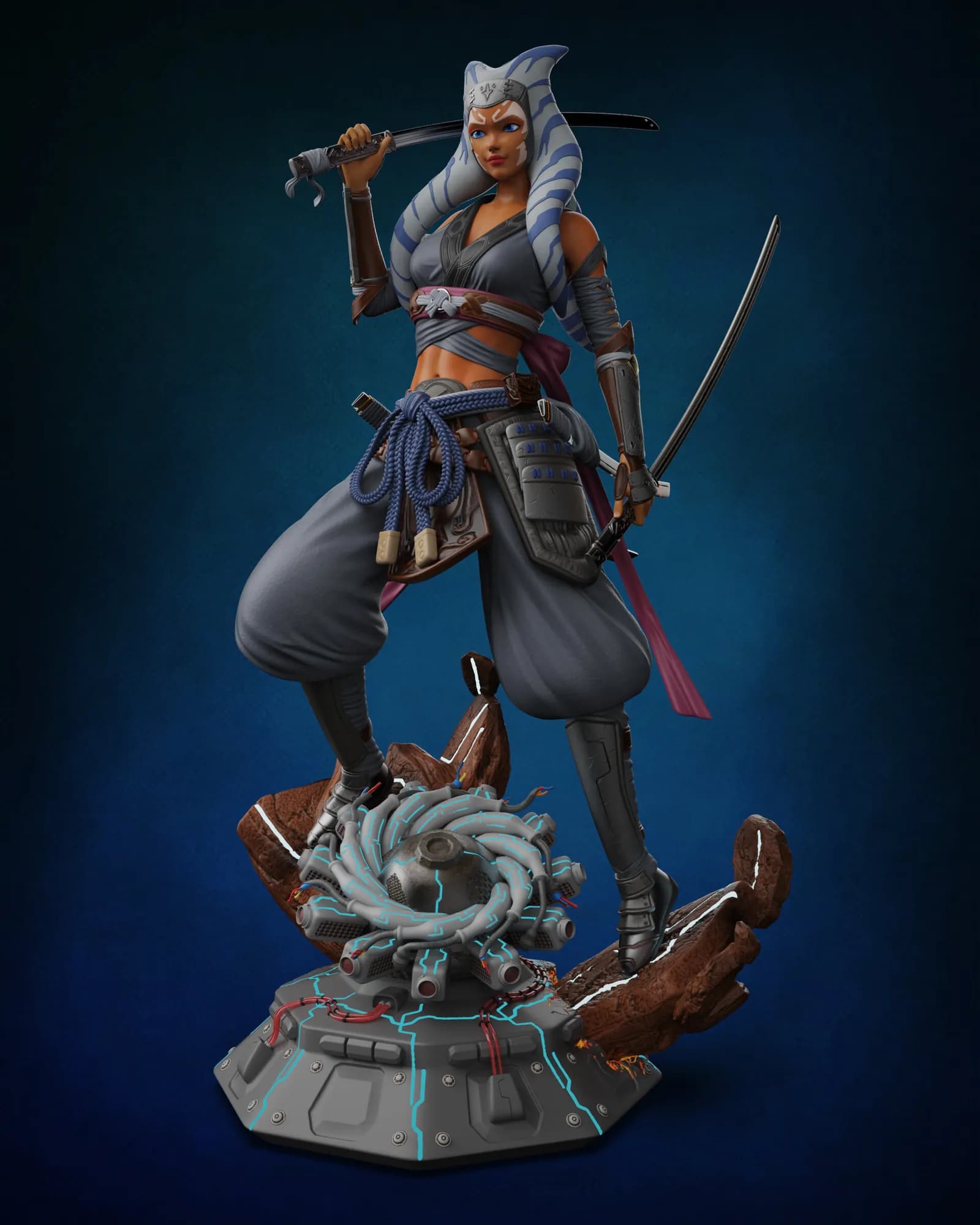 STL - Ahsoka Tano estilo samurái