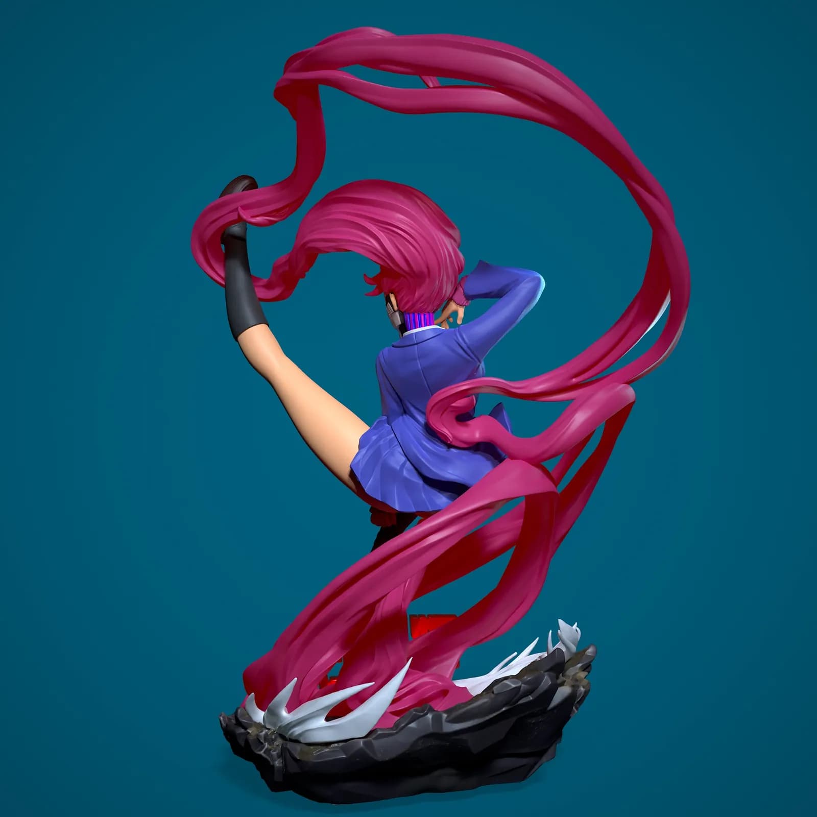 STL - Aira Personaje Anime render 3