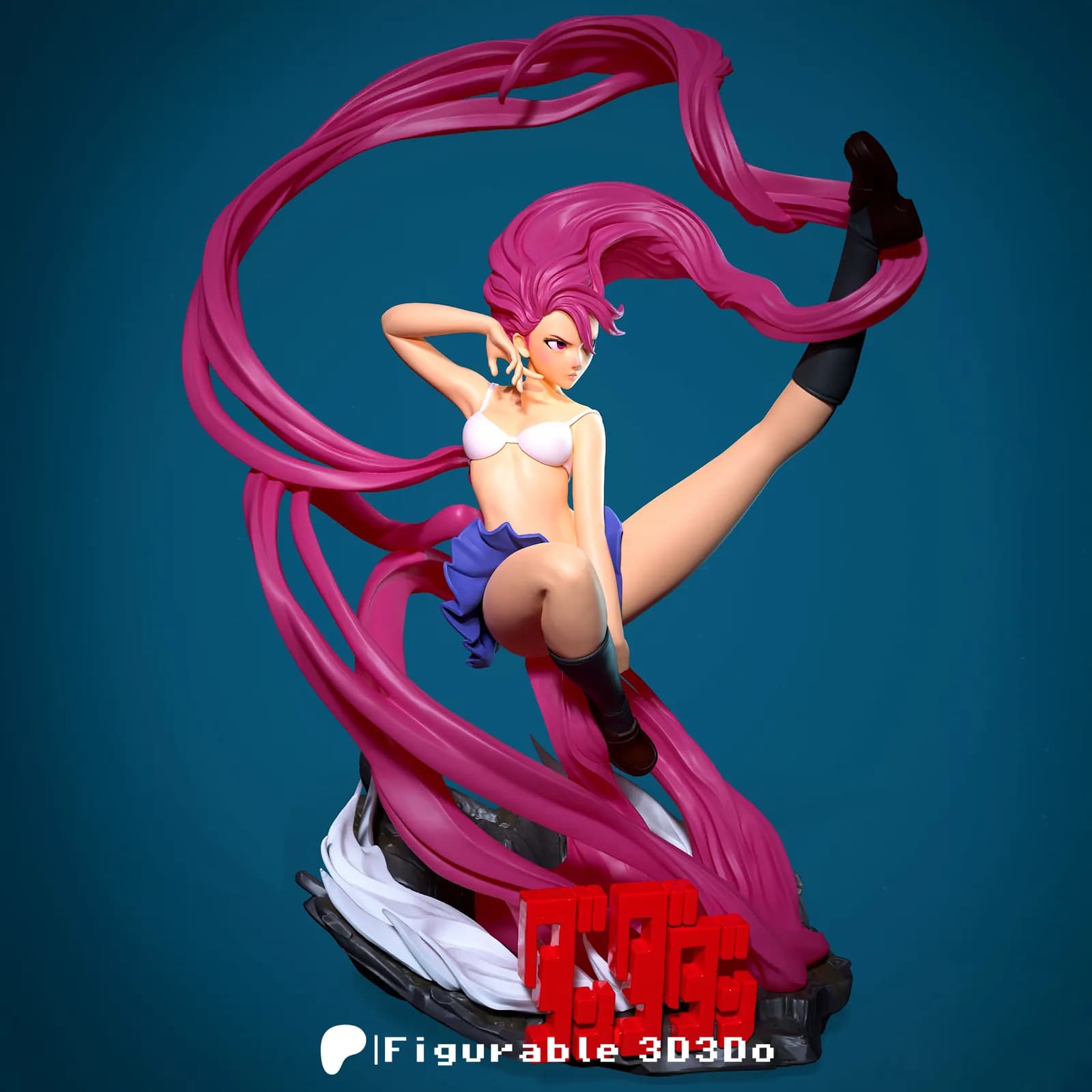 STL - Aira Personaje Anime render 5