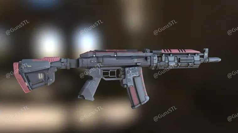 STL - Ak 117 con skin