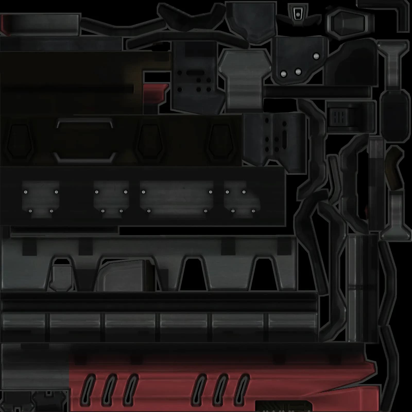 STL - Ak 117 con skin render 5