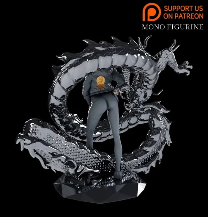 STL - akali league of legends render 3