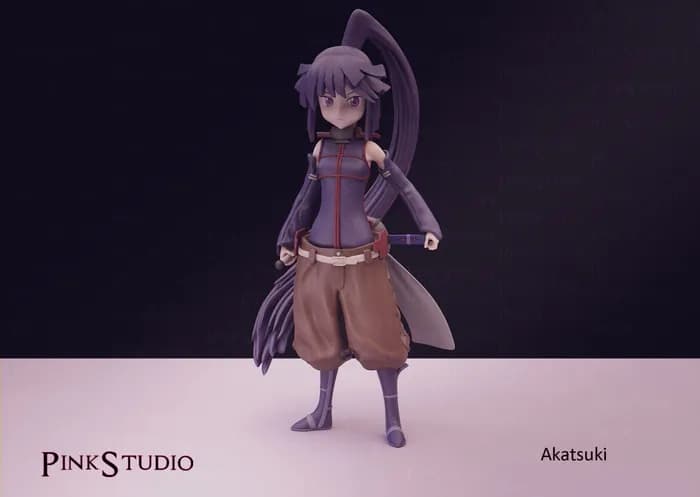 STL - akatsuki v1 standpose render 2