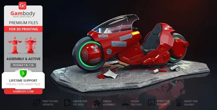STL - akira kanedas bike