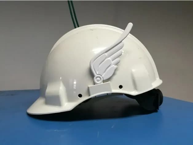 STL - Alas para casco de seguridad
