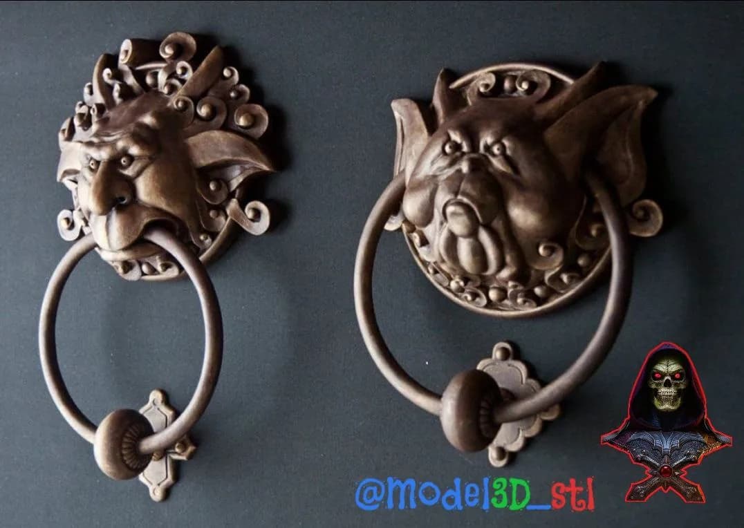 STL - aldaba de puerta gótica