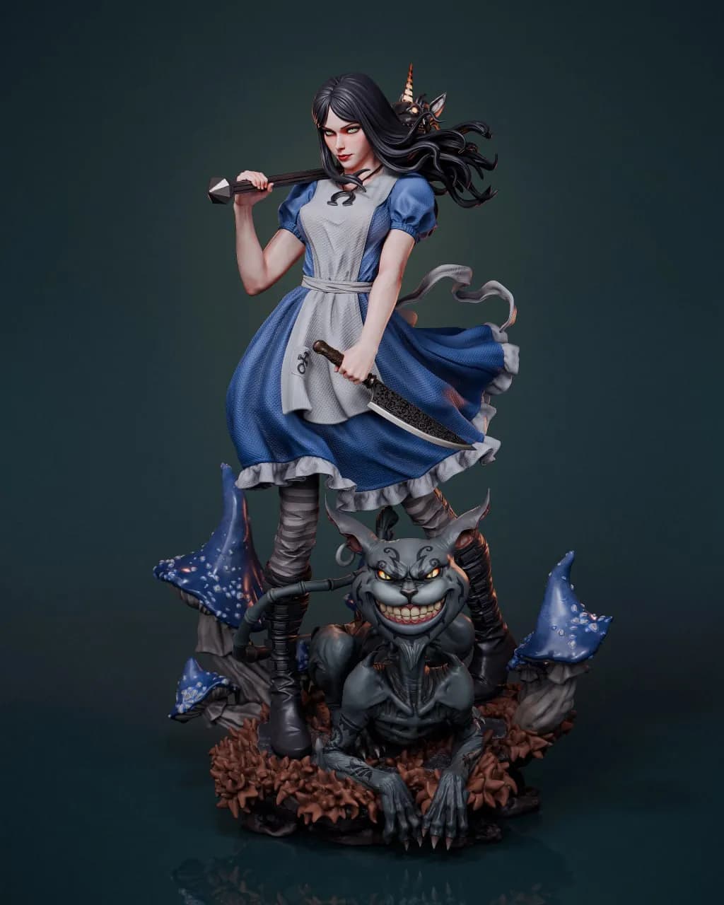 STL - Alice In Wonderland Dark