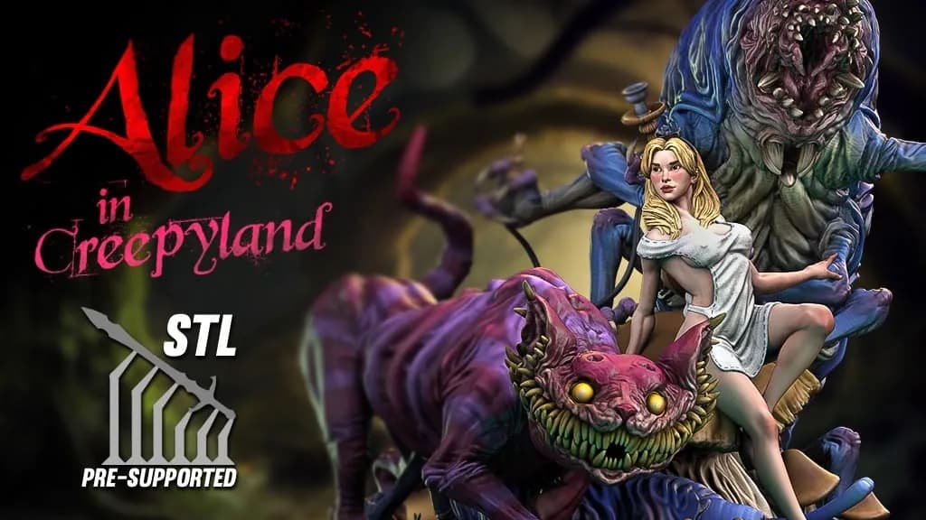 STL - Alicia en Creepyland