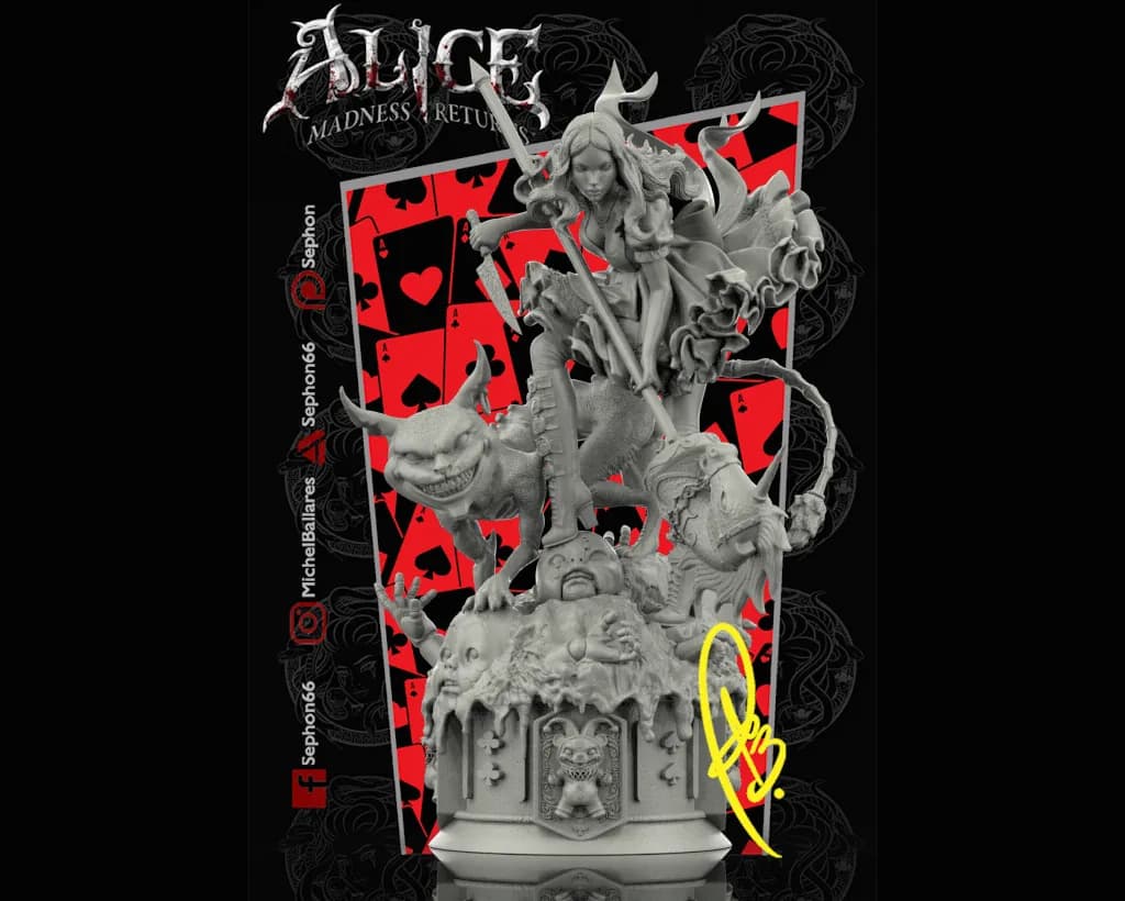 STL - Alicia Madness Returns render 2