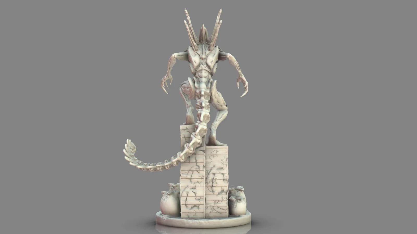 STL - Alien Xenomorfo render 4