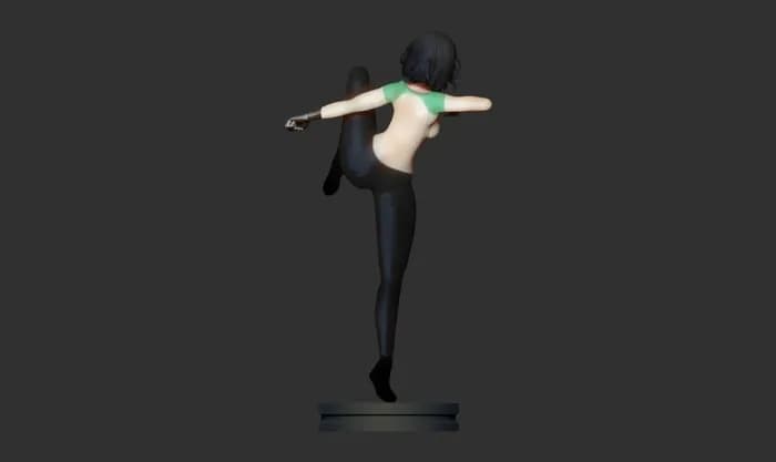 STL - alita battle angel fan art 3d render 3