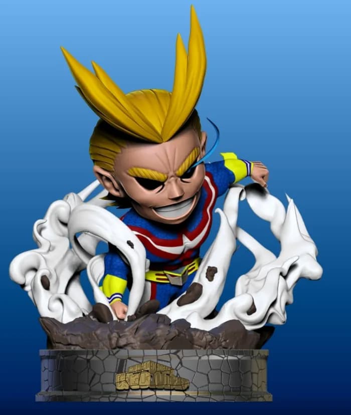 STL - all might chibi (brizar3d)