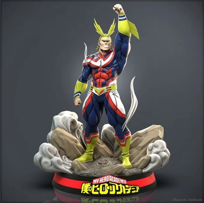 STL - All Might de My Hero Academia