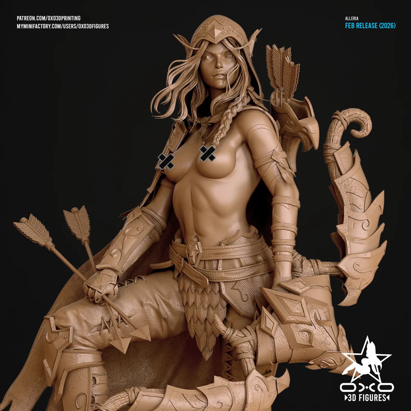 STL - Alleria windrunner arquera elfa