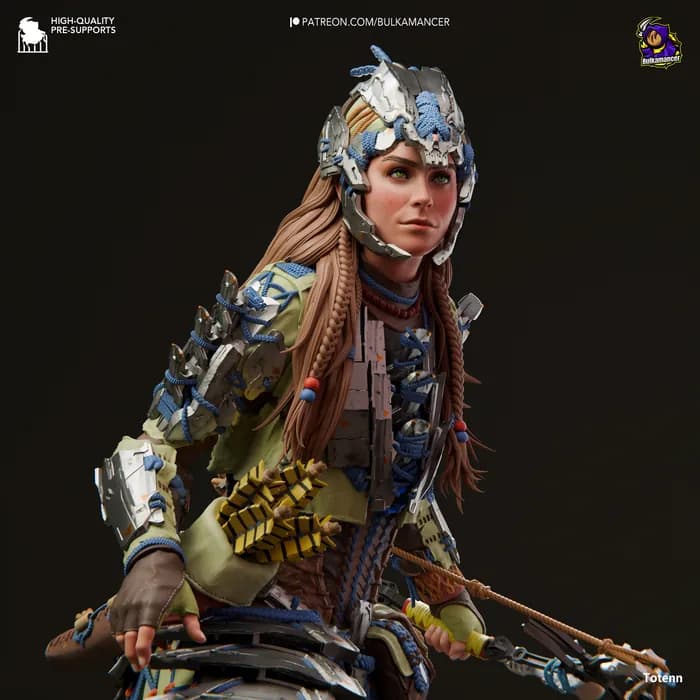 STL - Aloy de Horizon Zero Dawn
