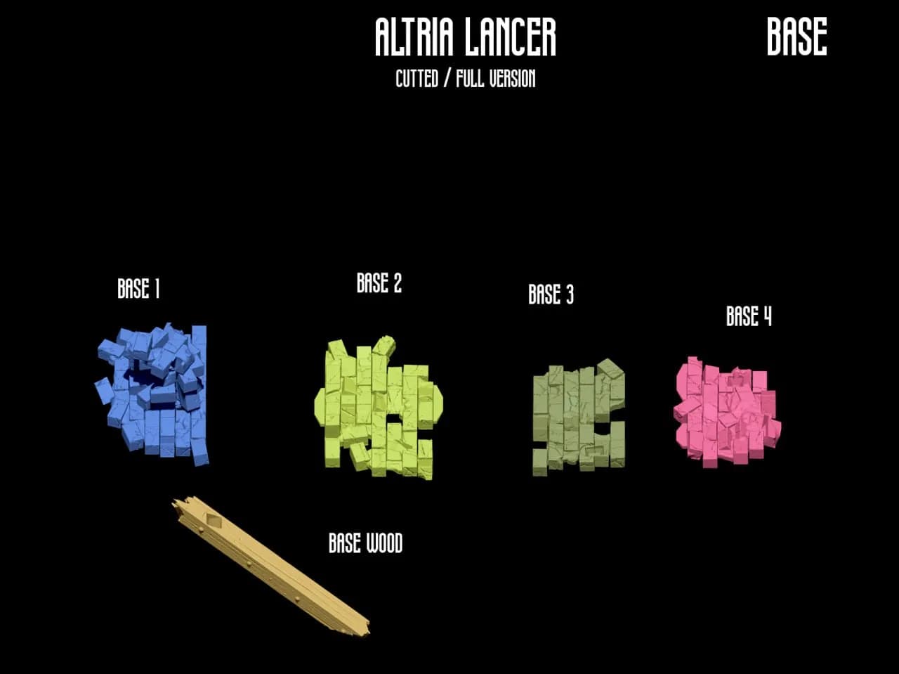 STL - Altria Lancer a caballo render 3