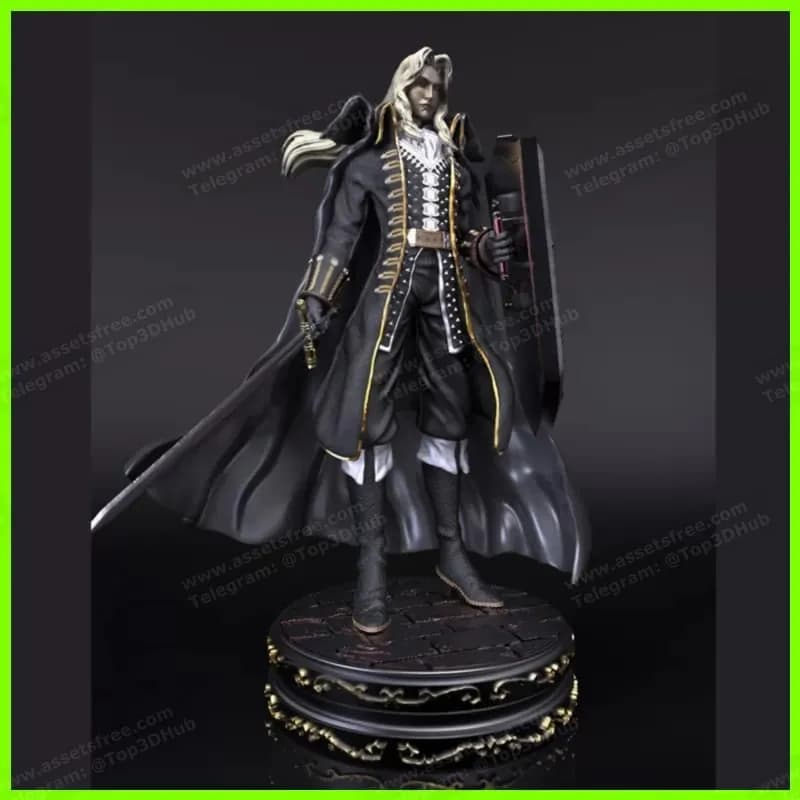 STL - Alucard, estatua de Castlevania