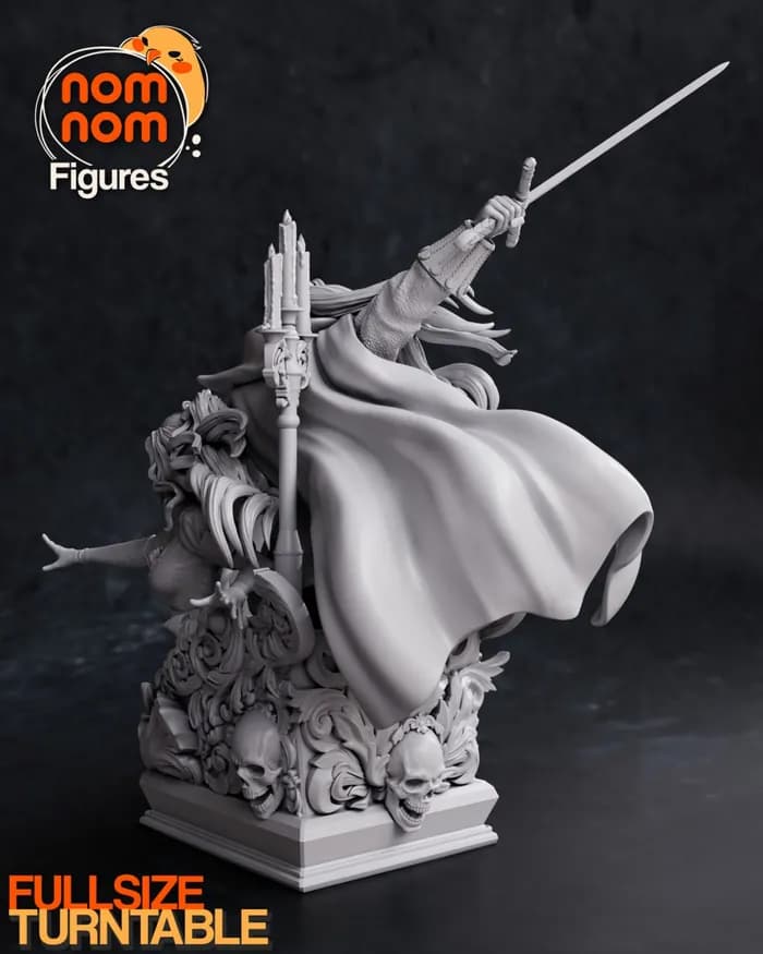 STL - alucard symphony of the night render 5