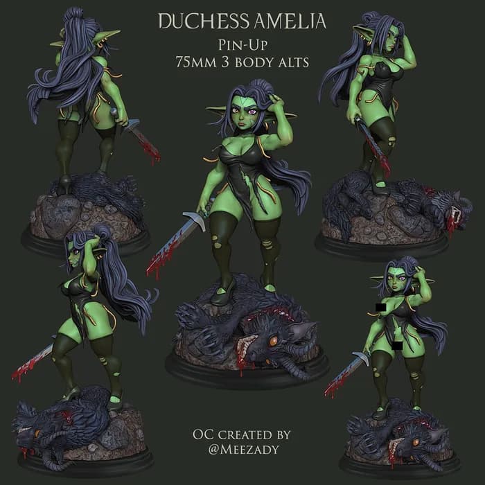 STL - amelia pinup