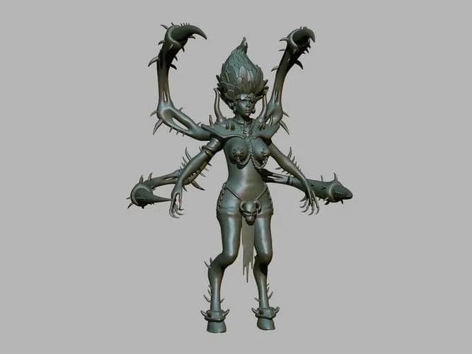 STL - Andariel figura demoniaca