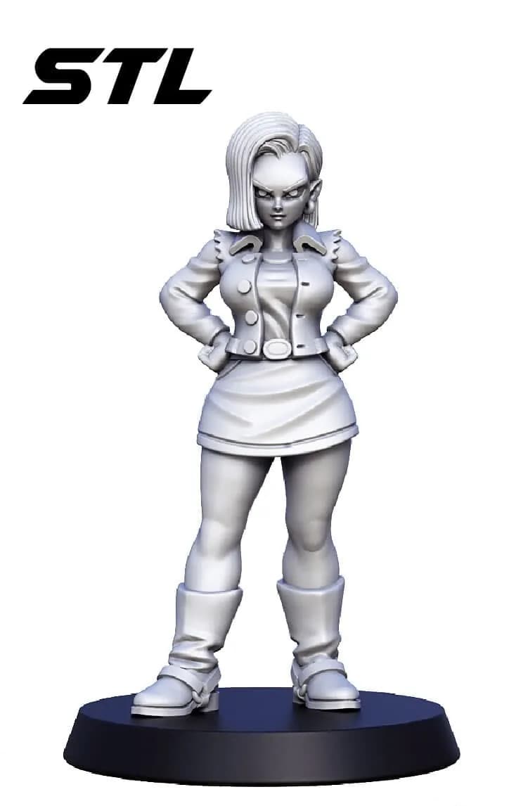 STL - Android 18 Figura de Dragon Ball