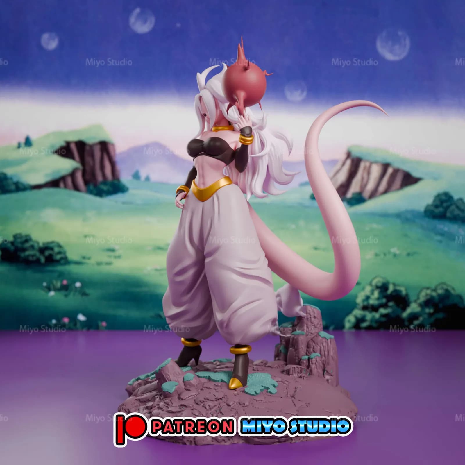 STL - Android 21 Figura render 5