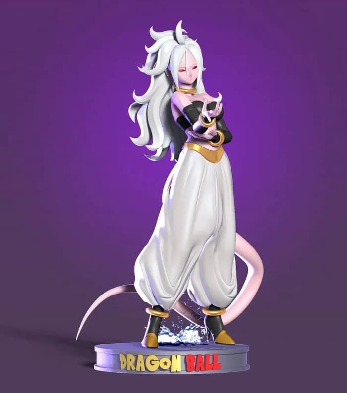 STL - android 22 dragon ball fanart
